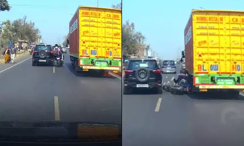 Viral Video: యముడు లీవ్‌లో ఉన్నాడు కాబోలు.. ఈ వీడియో చూస్తే మీరూ ఇదే అంటారు..!