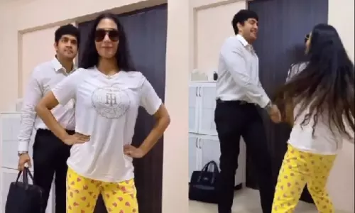 Viral Video Husbands Stress Melts Away as Wife Welcomes Him with a Dance