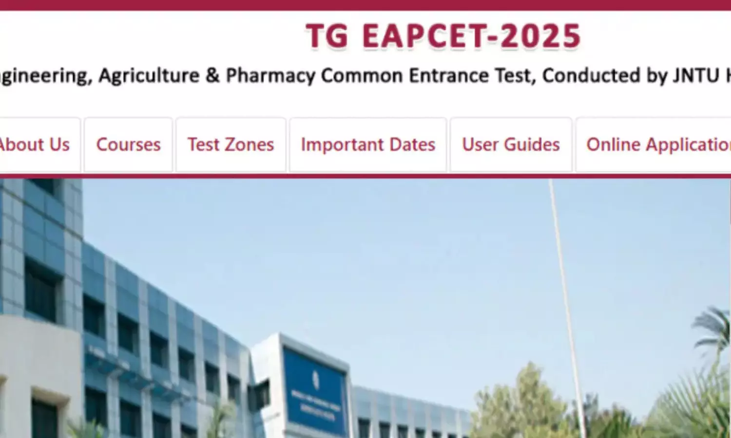 online applications submission for TG EAPCET 2025 is postponed to march 1st 2025