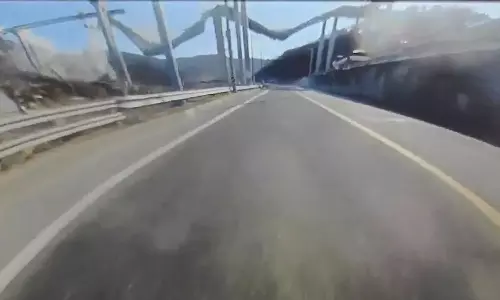 Bridge collapsed in South Koreas anseong, two killed and five injured, video goes viral Bridge collapsed in South Koreas anseong, two killed and five injured, video goes viral