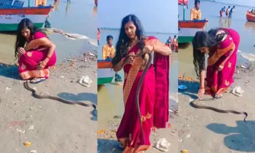 Viral Video: కుంభమేళలో అద్భుతం.. మహిళ పుణ్యస్నానం చేసిన వెంటనే