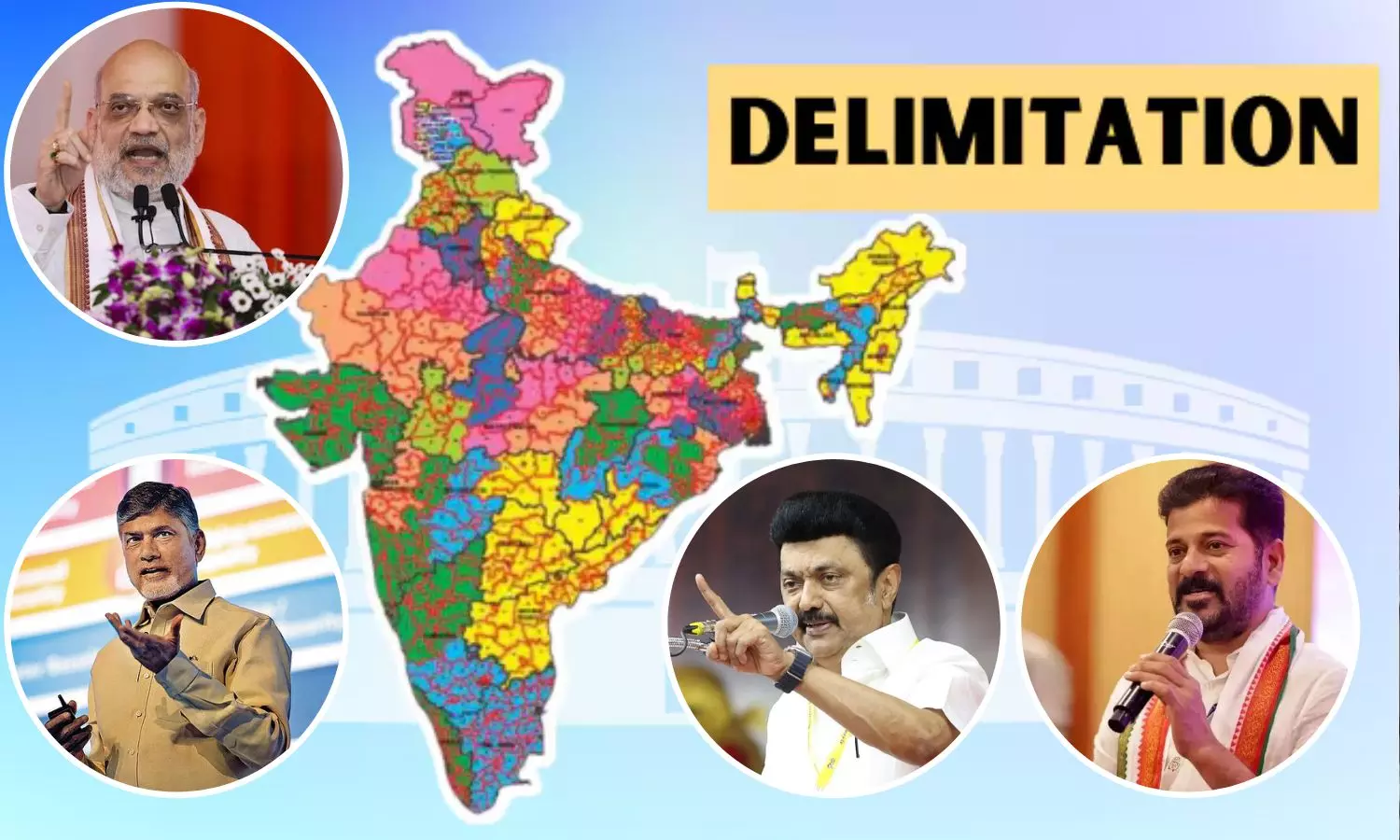 What is delimitation, how census is linked to it, why it is opposed by southern states CMs like MK Stalin and Revanth Reddy