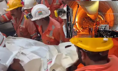 SLBC Tunnel rescue operations latest updates, rescue team brings out dead body of tunnel borewell machine operator Gurupreet Singh