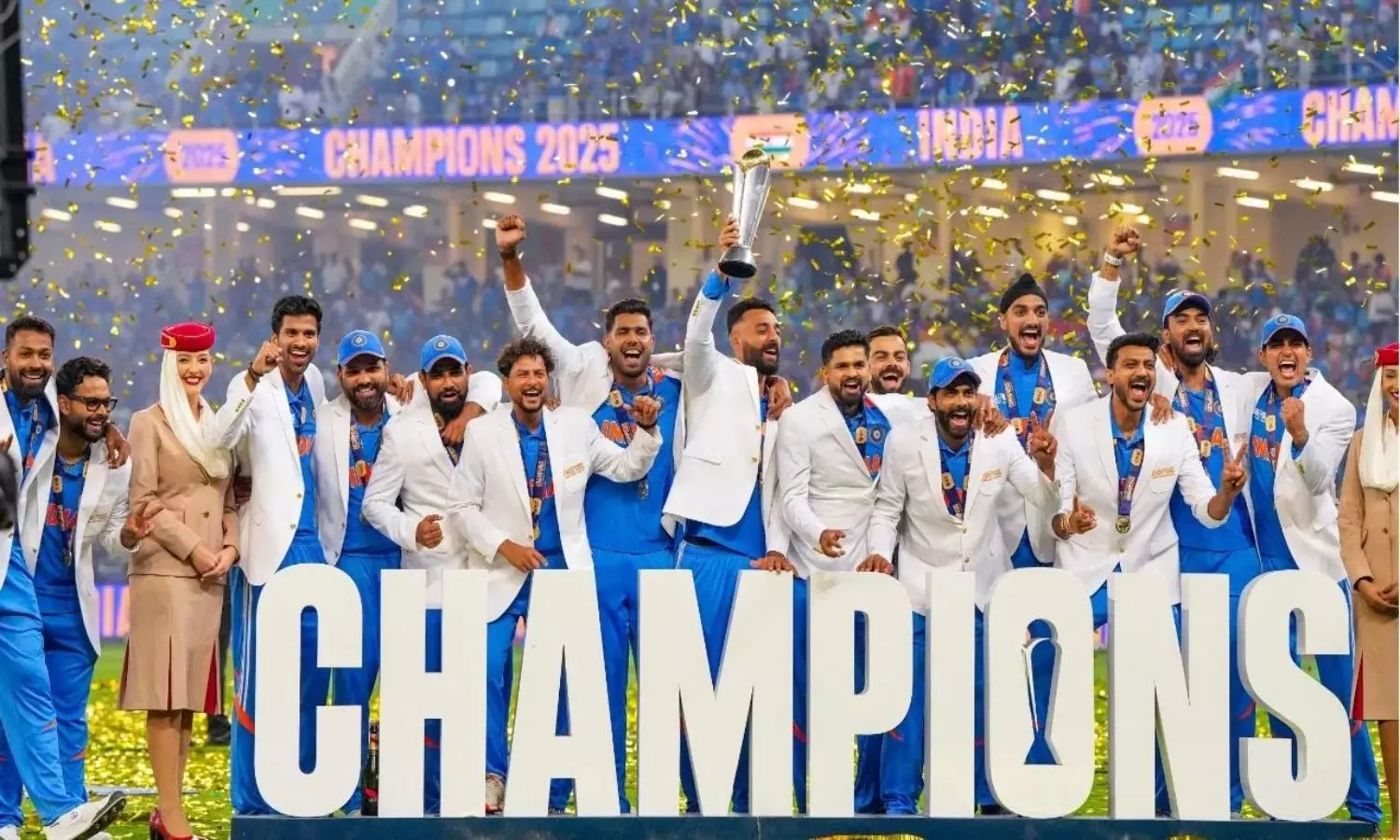 India Triumphs in Thrilling Champions Trophy, ICC Rewards Teams with Generous Cash Prizes