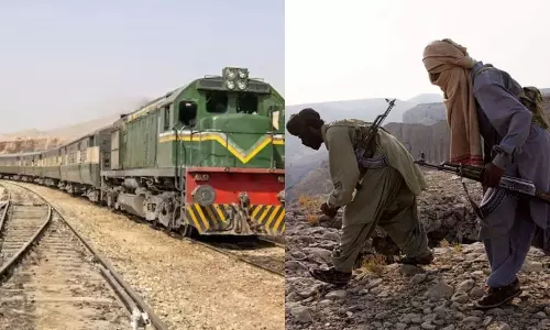 Baloch Liberation Army Hijack Jaffar Express Train In Pakistan and took over 100 passengers as hostages Baloch Liberation Army Hijack Jaffar Express Train In Pakistan and took over 100 passengers as hostages