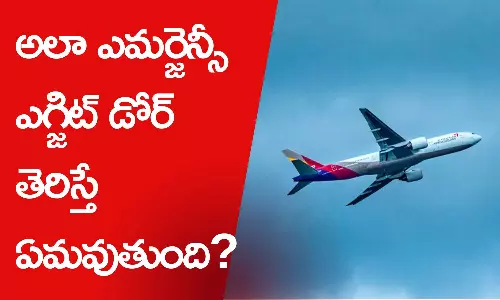 What happens if someone opens flight emergency exit door in midflight, man opened plane emergency exit door in sky