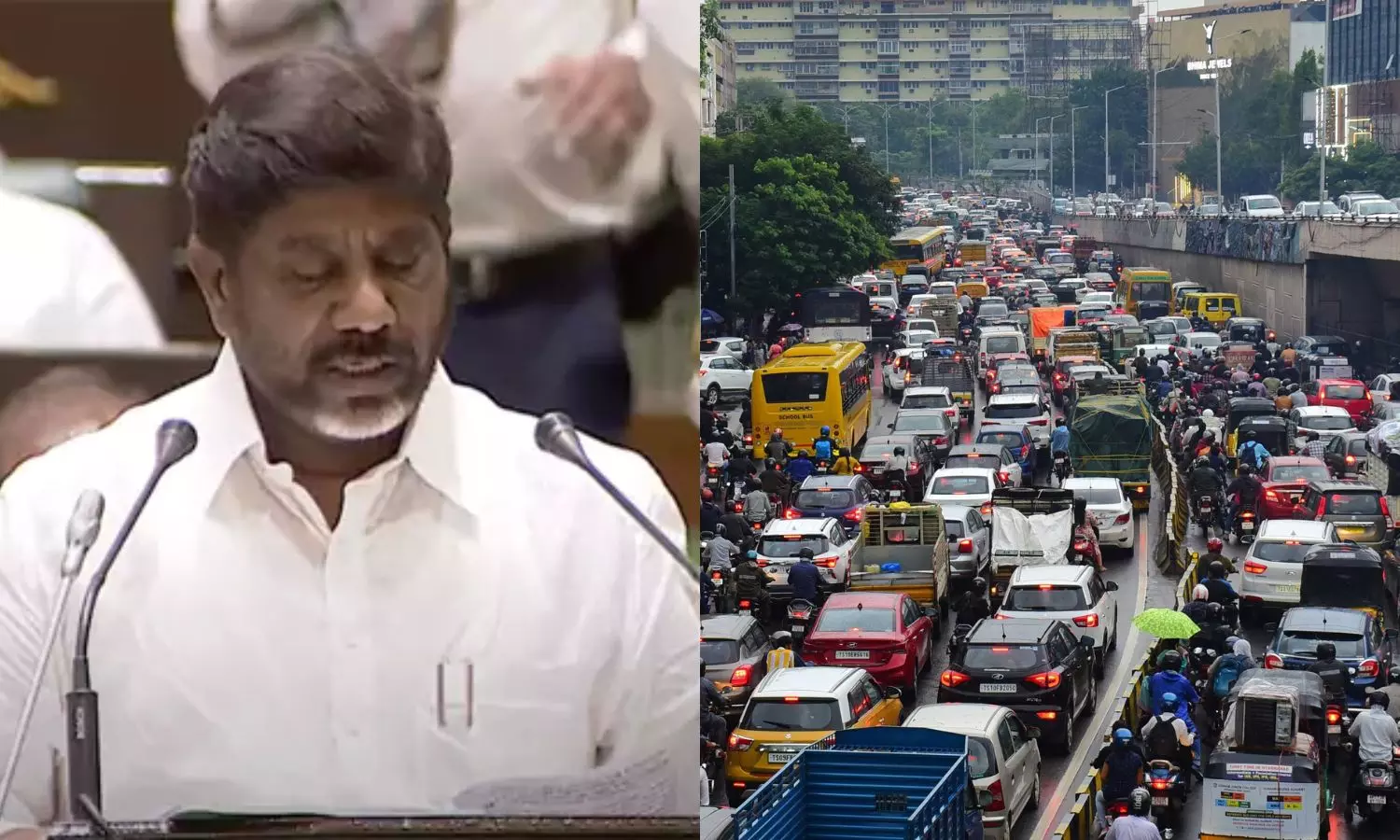 Telangana Govt Allocates 7032 Crores for Hyderabad Traffic Control in Telangana Budget 2025-26 Telangana Govt Allocates 7032 Crores for Hyderabad Traffic Control in Telangana Budget 2025-26