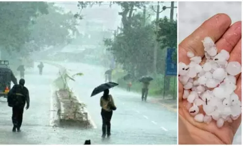 Telangana Rain Alert: తెలంగాణలో వడగళ్లతో కూడిన భారీ వర్షం.. మరో రెండు రోజులు అల్లకల్లోలమే Telangana Rain Alert: తెలంగాణలో వడగళ్లతో కూడిన భారీ వర్షం.. మరో రెండు రోజులు అల్లకల్లోలమే