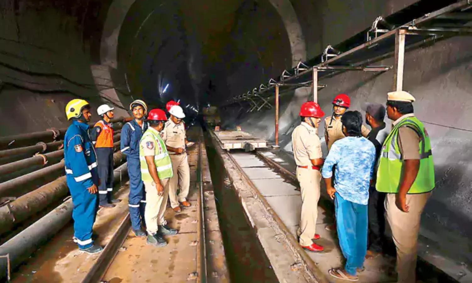 Rescue Teams Find Second Body in SLBC Tunnel