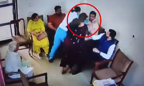 Ex-World Champion Boxer Saweety Boora attacks her husband Kabaddi player Deepak Niwas Hooda amid divorce proceedings in Hisar police station