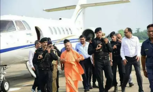 CM Yogi Adityanath charterd flight makes emergency landing at Agra airport due to technical glitch, flown out in alternate plane