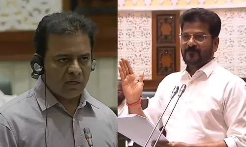 KTR questions Telangana govt over debts blame and income sources in Telangana, explains how SGDP and state per capita income increased