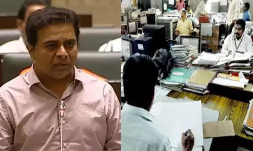 KTR speech about Telangana financial condition during KCR term and current situation in Revanth Reddy tenure KTR speech about Telangana financial condition during KCR term and current situation in Revanth Reddy tenure