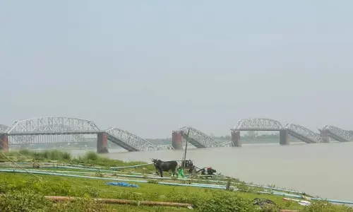 old Sagaing Bridge collapsed on Irrawaddy river after strong earthquake hits Myanmar and Bangkok