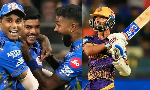 MI vs KKR live score updates from IPL 2025, MI Debutant Ashwani Kumar removes Ajinkya Rahane on his first IPL ball, KKR in deep trouble after 3 down