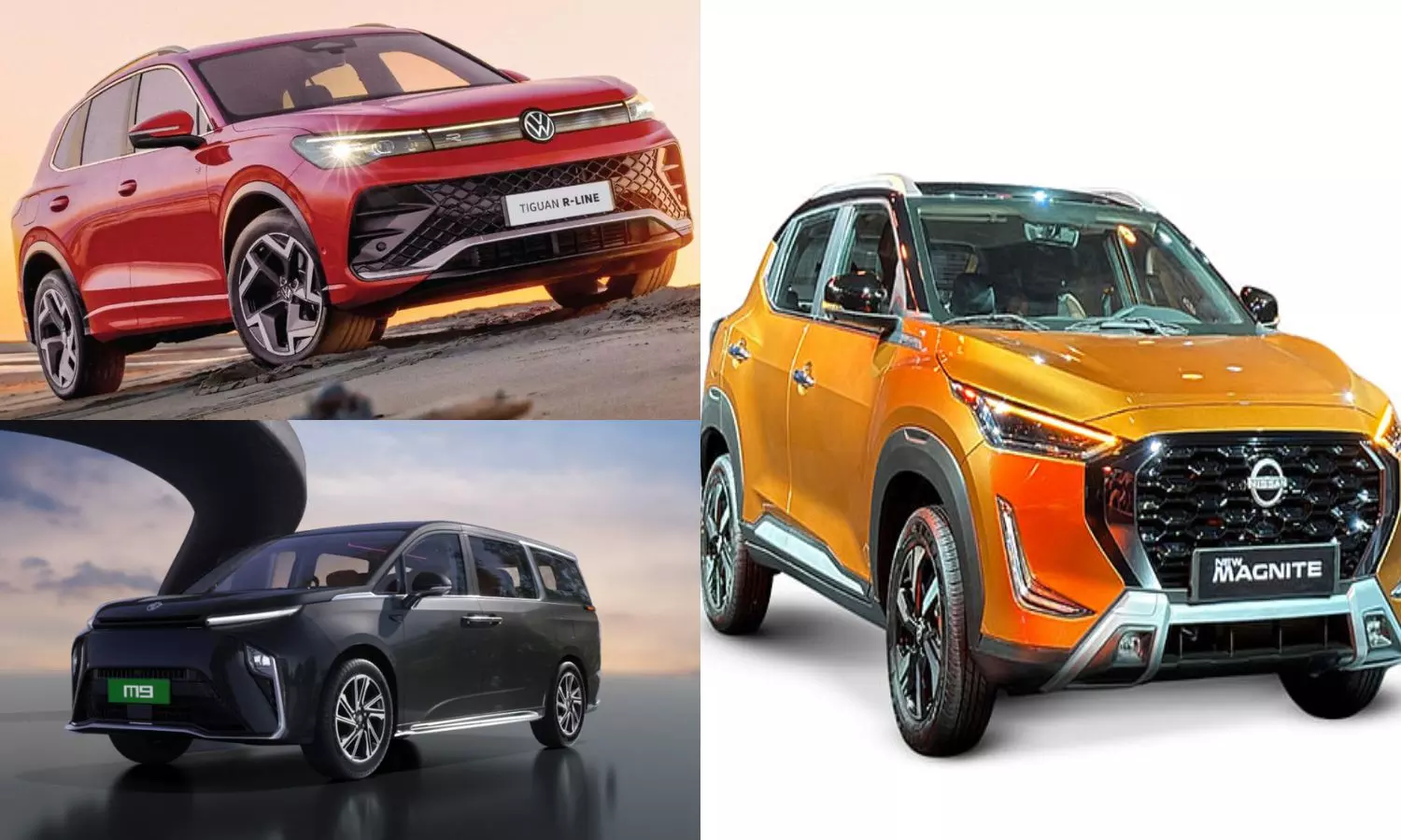 April Launching Cars: ఈ నెలలో రాబోయే బెస్ట్ కార్స్ ఇవే గురూ.. మీ బడ్జెట్లో ఇవే మంచి ఎంపిక..! April 2025 Launching Cars Volkswagen Tiguan R Line, MG M9, Nissan Magnite CNG