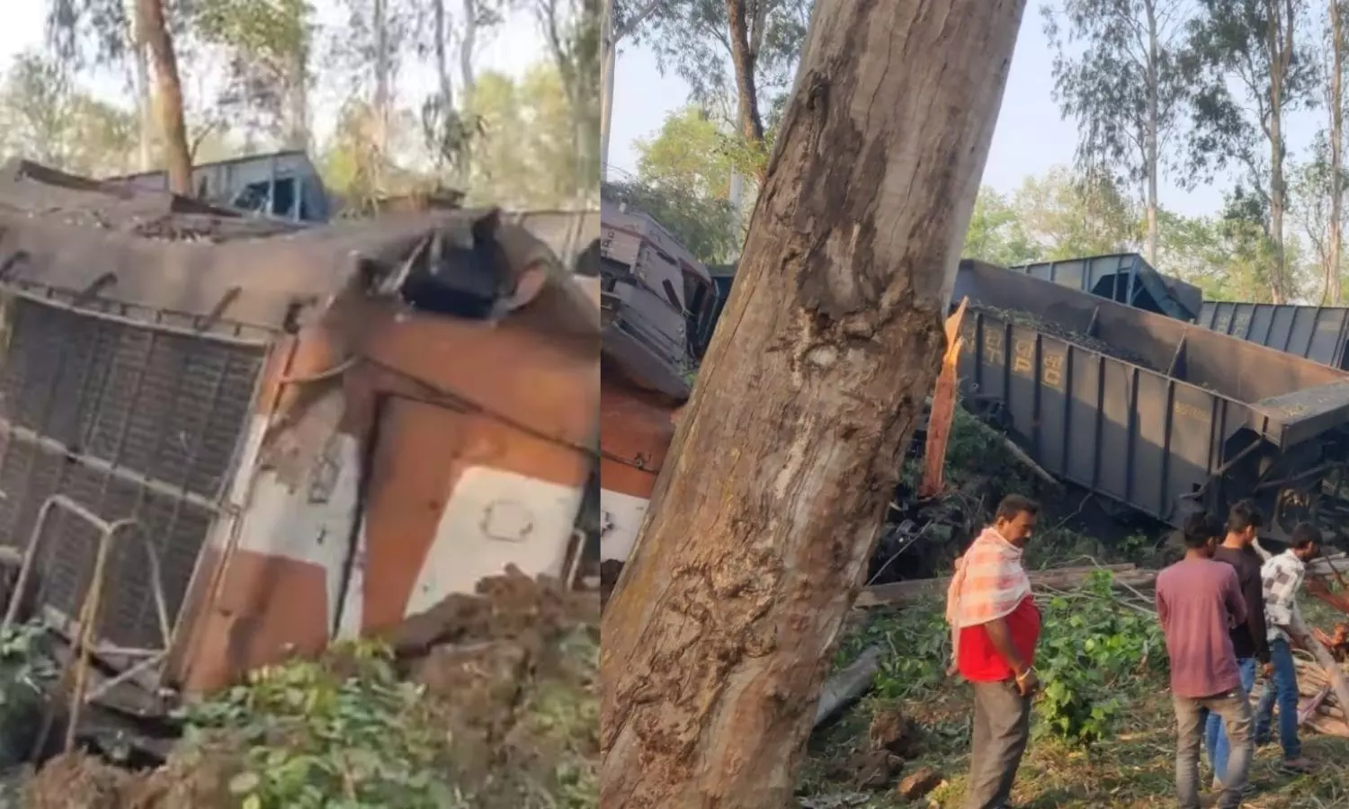 loco pilots last trip on retirement day ends in deadly goods train collision in Jharkhand, family takes dead body instead of receiving him