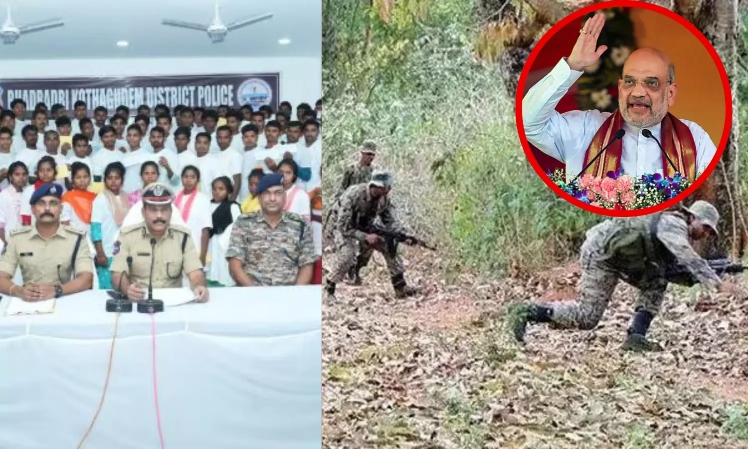 Chhattisgarh Maoists, Telangana Police, Maoists, Amit Shah in Chhattisgadh