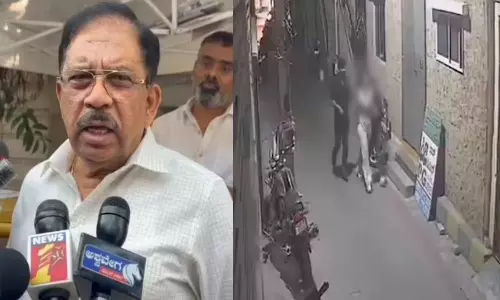 Man sexually harasses woman by groping her on Bengaluru streets caught on CCTV, Karnataka Home minister G Parameshwara comments creates row
