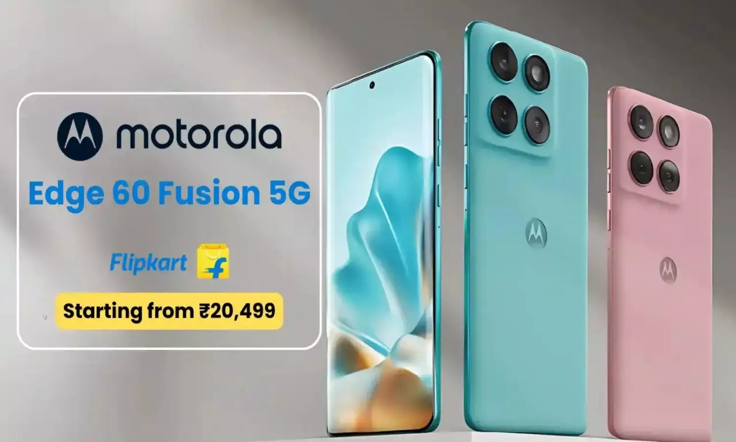 Moto Edge 60 Fusion 5G First Sale Starts at 12noon Today on Flipkart With Huge Discounts