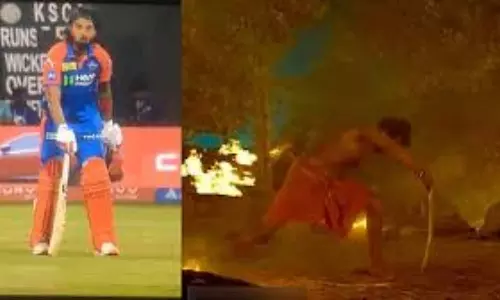 KL Rahul: కాంతార సినిమా ఫోజ్‌.. వైరల్ అవుతున్న కేఎల్‌ రాహుల్‌ సెలబ్రేషన్‌!