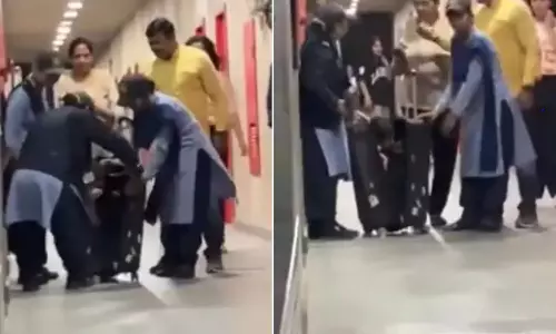 Student Tries to Sneak Girlfriend into Hostel in a Suitcase Viral Video from OP Jindal University