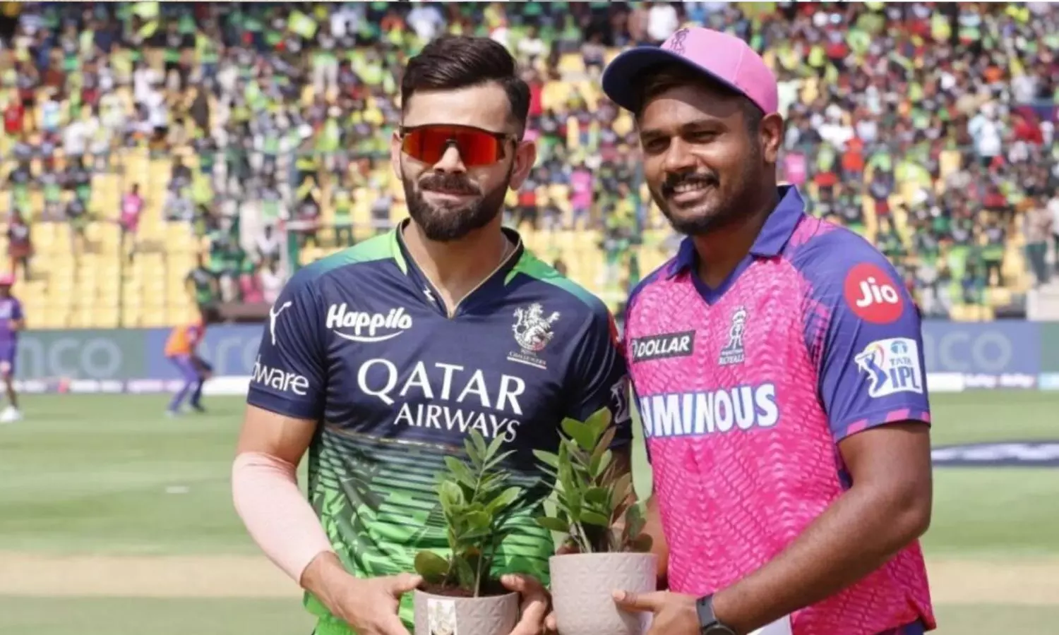Why RCB players are wearing green color jerseys in RCB vs RR match in IPL 2025