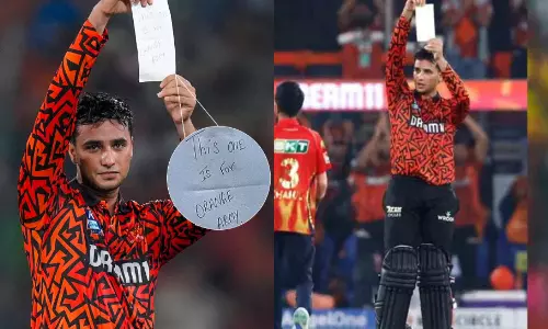 Abhishek Sharma: రాసుకొచ్చి మరీ కొట్టాడు భయ్యా..40 బంతుల్లో 100పరుగులతో ఊచకోత