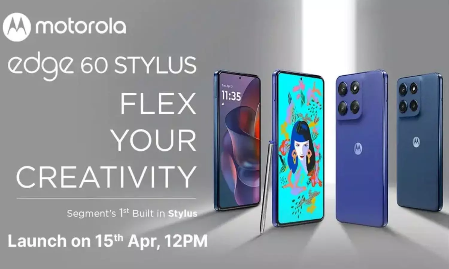 Motorola Edge 60 Stylus Launch In April 15 in India price features all details Motorola Edge 60 Stylus Launch In April 15 in India price features all details