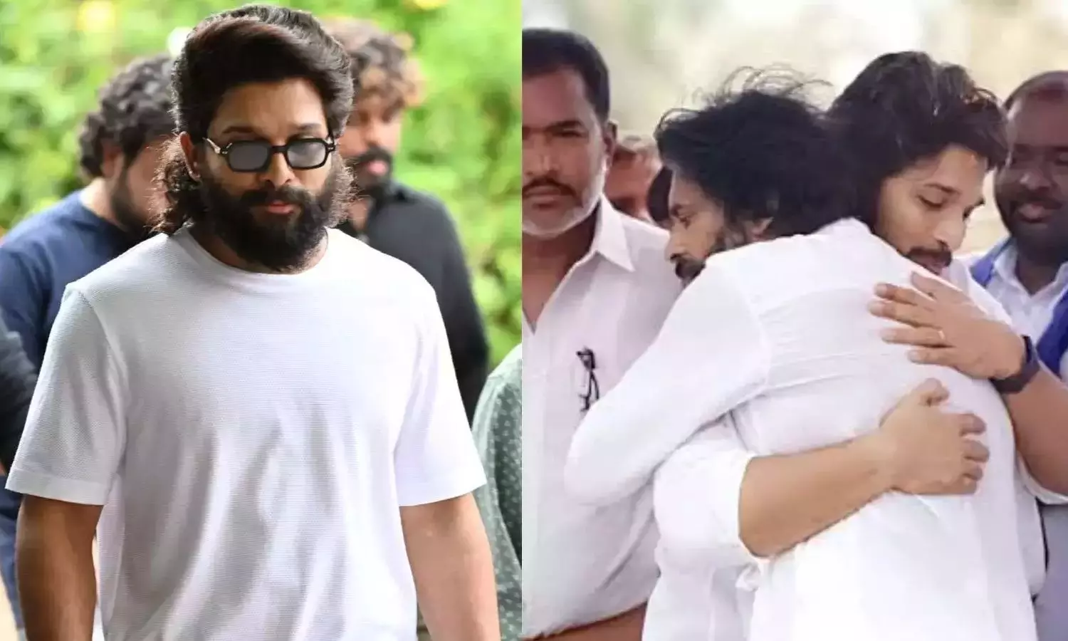 Allu Arjun Meets Pawan Kalyan Allu Arjun Meets Pawan Kalyan