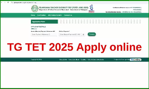 Telangana TET 2025 application online started, TG TET 2025 schedule important dates