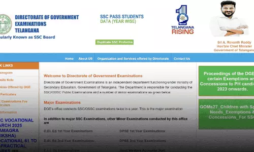 Telangana SSC 2025 results released and here is TG 10th class results link