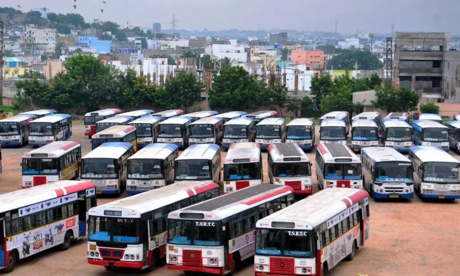 Countdown to RTC strike in Telangana starts from 7 Strike siren
