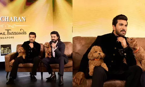 Ram Charan Becomes First Indian Star with Pet at Madame Tussauds After Queen Elizabeth Ram Charan Becomes First Indian Star with Pet at Madame Tussauds After Queen Elizabeth