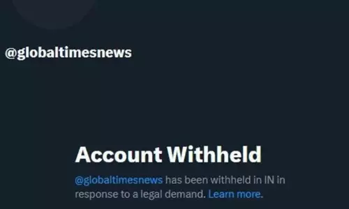 India Blocks X Accounts Of Chinese State Media