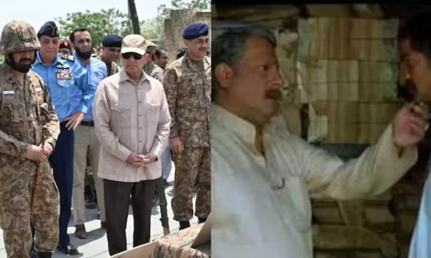 Netizens mock Pakistan PM Shehbaz Sharifs visit to army base telugu news Netizens mock Pakistan PM Shehbaz Sharifs visit to army base telugu news
