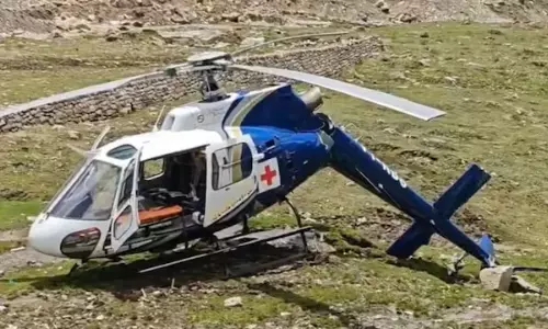 AIIMS Rishikesh Heli Ambulance Service Crashes in Kedarnath telugu news