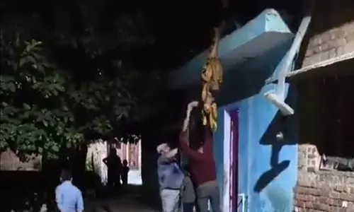 Viral News: భార్యను మేడ పై నుంచి తలకిందులుగా వేలాడదీసిన భర్త.. వైరల్ వీడియో Viral News: భార్యను మేడ పై నుంచి తలకిందులుగా వేలాడదీసిన భర్త.. వైరల్ వీడియో