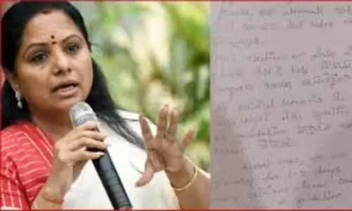 MLC Kavithas sensational comments press meet