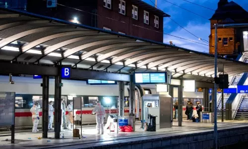 Knife attack at railway station 18 people seriously injured Knife attack at railway station 18 people seriously injured