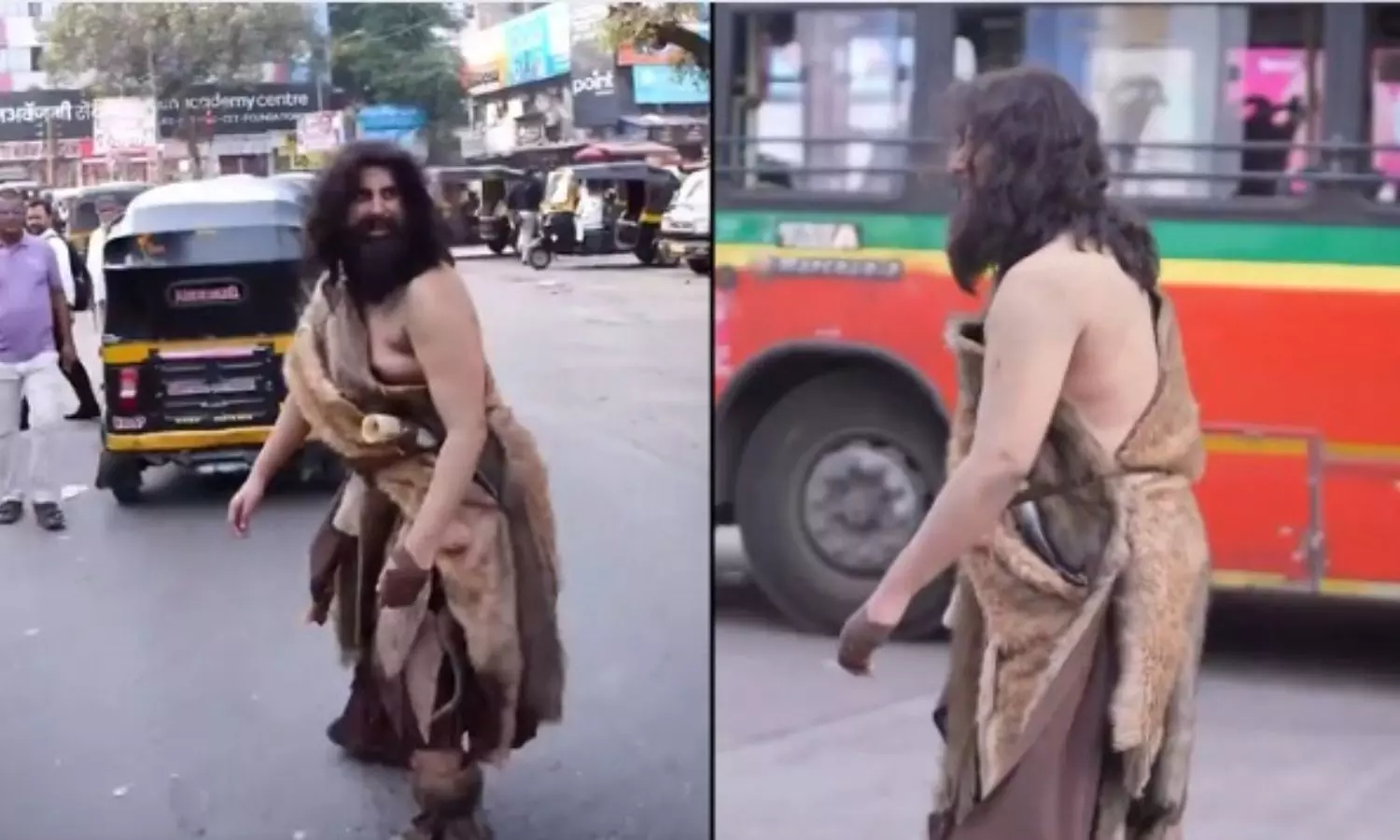 Aamir Khan Spotted in Stone Age Look on Mumbai Streets Video Goes Viral Aamir Khan Spotted in Stone Age Look on Mumbai Streets Video Goes Viral