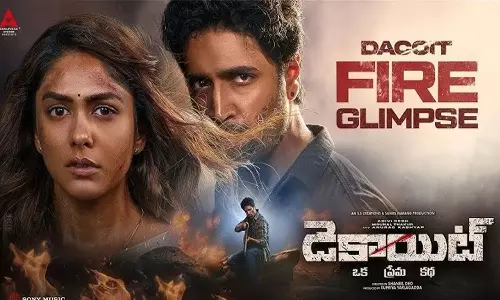 Adivi Seshs Dacoit Fire Glimpse Out In Telugu Hindi Adivi Seshs Dacoit Fire Glimpse Out In Telugu Hindi