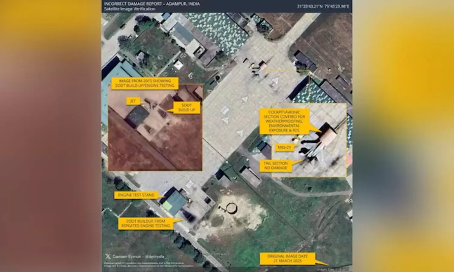 Pakistan Fake Claims on Adampur Airbase Exposed Pakistan Fake Claims on Adampur Airbase Exposed