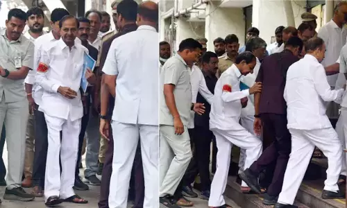 KCR Attends Kaleshwaram Enquiry