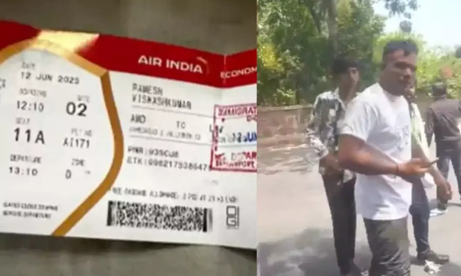 Ahmedabad Air India Crash Only One Survivor Vishwas Kumar Ahmedabad Air India Crash Only One Survivor Vishwas Kumar