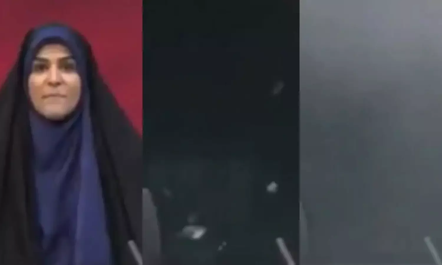 Iranian TV anchor flees bomb attack as Israeli studio captured on TV