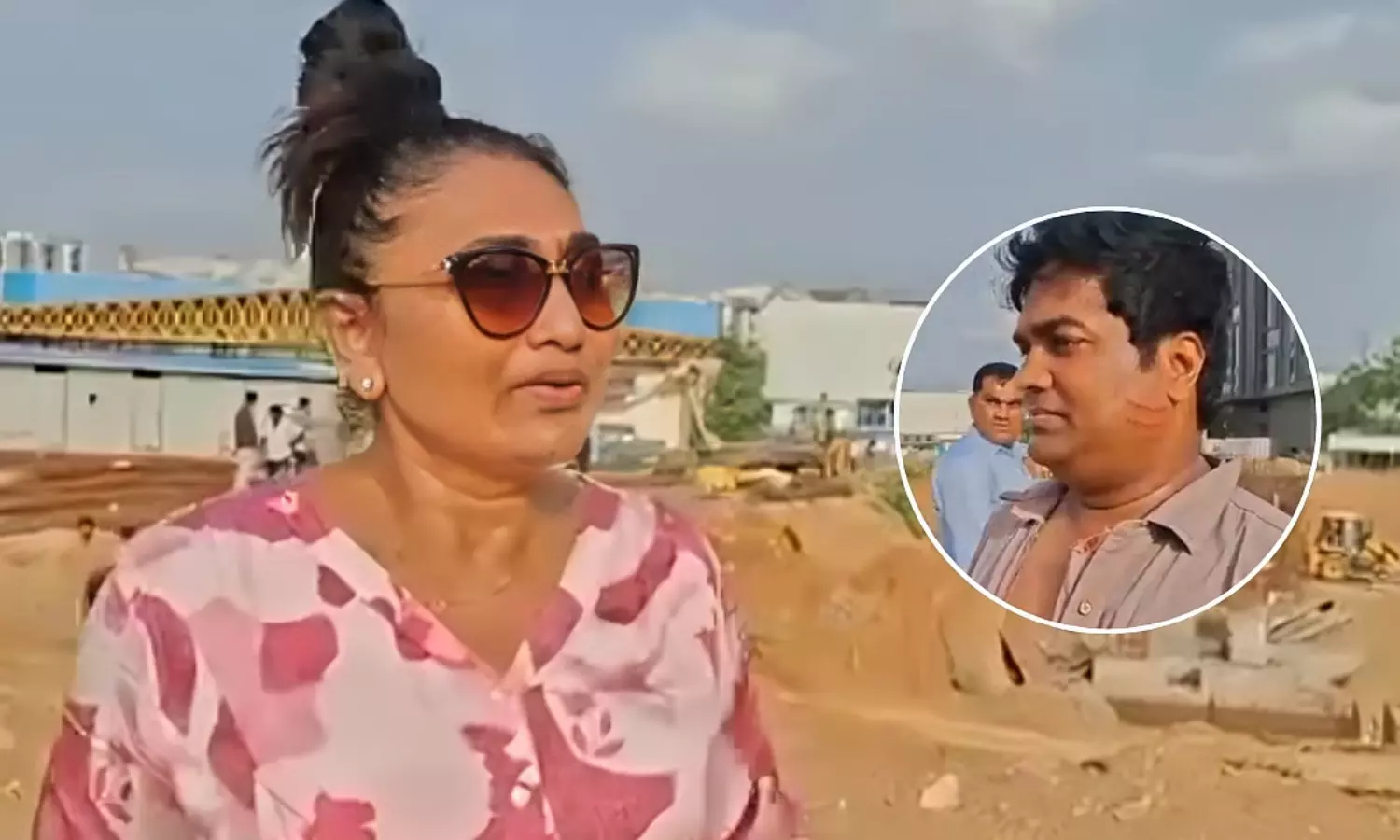 Senior actress Ramya Sri and her brother attacked Senior actress Ramya Sri and her brother attacked