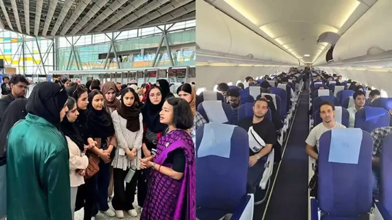 Operation Sindhu 110 Indian students return home