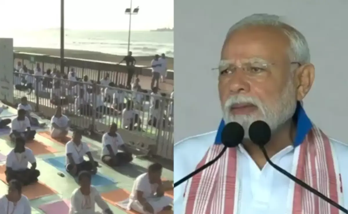 International Yoga Day: విశాఖపట్నం తీరాన ఘనంగా యోగా ఉత్సవాలు!