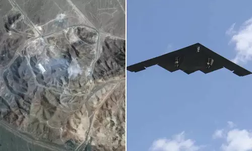 అమెరికా సూపర్ కంప్యూటర్లతో బంకర్ బస్టర్ బాంబులు తయారీ.. ఇరాన్పై ఆపరేషన్ మిడ్నైట్ హ్యామర్ దాడి విశేషాలు! అమెరికా సూపర్ కంప్యూటర్లతో బంకర్ బస్టర్ బాంబులు తయారీ.. ఇరాన్పై ఆపరేషన్ మిడ్నైట్ హ్యామర్ దాడి విశేషాలు!